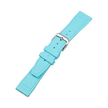 Imagem de Pulseira De Silicone Masculina Com Liberação Rápida, Correia De Borrac