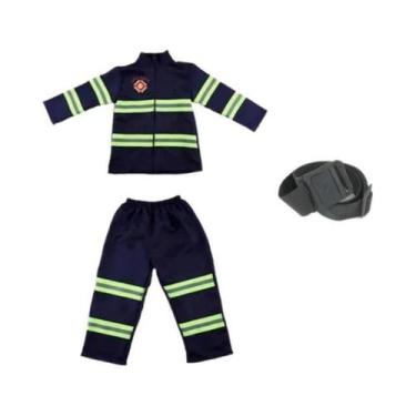 Imagem de Fantasia De Bombeiro Para Crianças, Meninos E Meninas, Fantasia De Hal