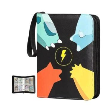 Imagem de Álbum Para Cartas Pokémon Infantil Com Capacidade Para 400 Cartas - Li