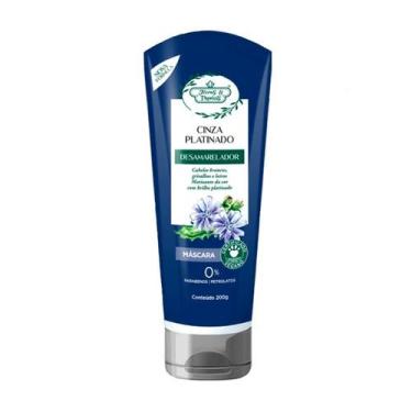 Imagem de Máscara Capilar Flores e Vegetais Desamarelador Cinza Platinado 200g