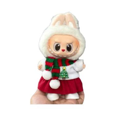 Imagem de Conjunto De Natal Labubu Com Roupa Vermelha Para Bonecas V1 V2 V3 - Pr