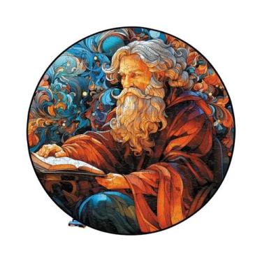 Imagem de Quebra-Cabeça De Madeira De Animais (Gato Branco, Cavalo, Coruja) - Br