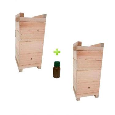 Imagem de Kit 2 Caixas Impa Abelhas Jatai Eucalipto + Atrativo 50 Ml - BEETHOVEN