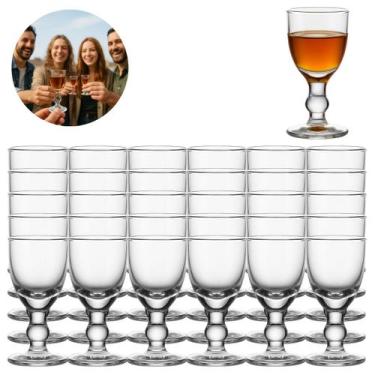 Imagem de 30 Mini Taças Copo Dose De Vidro Shot Licor Drink Bar 11ml - Freecom
