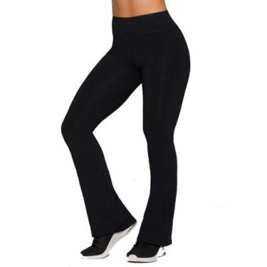 Imagem de Calça feminina flare selene 20815-003, Preto, G
