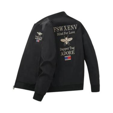 Imagem de Jaqueta De Beisebol Masculina Coreana Chique Para Outono/Inverno, Esti