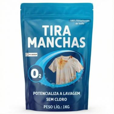 Imagem de Percarbonato de sódio TIRA MANCHAS Granulado Puro Roupas Brancas e Col