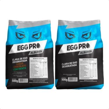 Imagem de Albumina Desidratada Kit 2 Sabores Variados 1kg Proteína Pura - Protei