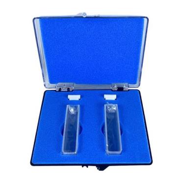 Imagem de Cubeta Vidro Optico Para Espectrofotômetro 10mm 3,5ml C/2un - Dutral