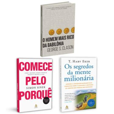 Imagem de Kit 3livros, Comece pelo Porquê + O Homem Mais Rico da Babilônia + Os 