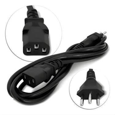 Imagem de Cabo de Força Energia Tripolar 1.2 MT Bivolt para Fonte PC - B-MAX