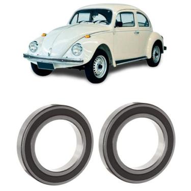 Imagem de Rolamento Lateral Coroa Cambio Fusca Par - HGF