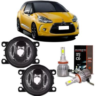 Imagem de Par de milha  citroen ds3 2012 13 14 15 2016 e super led 2d - BIBAS