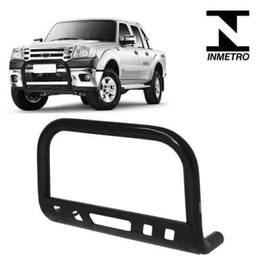 Imagem de Parachoque de Impulsão Ranger 2010 2011 2012 Preto com Chapa - CCF