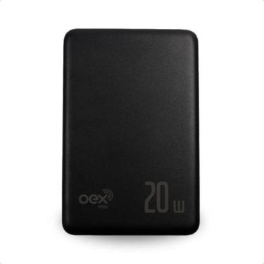 Imagem de Power Bank Slim Oex Turbo Tipo C Portátil Carga Rápida Celular Tablet 