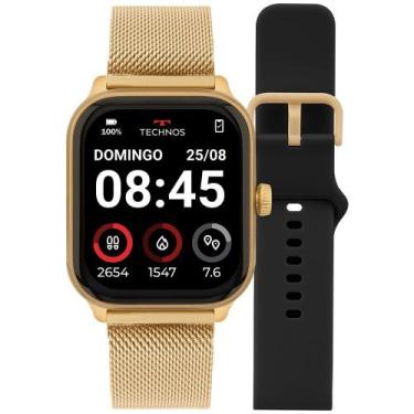 Imagem de Smartwatch Technos Connect Max Pro Dourado - TMAXPAD/8D