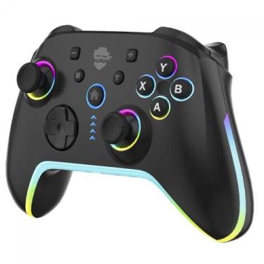 Imagem de Controle Gamer Ninja Sword V2, RGB, Bluetooth, PC, Android, iOS, Switc