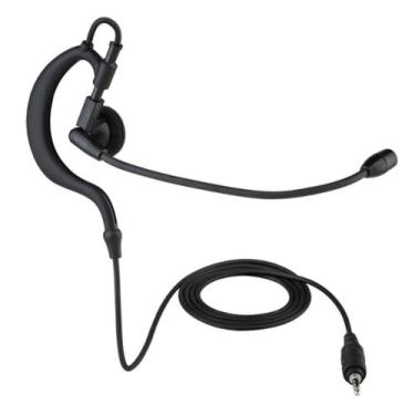 Imagem de Fone de Ouvido com Microfone para Rádio Comunicador HC20 Preto Intelbr