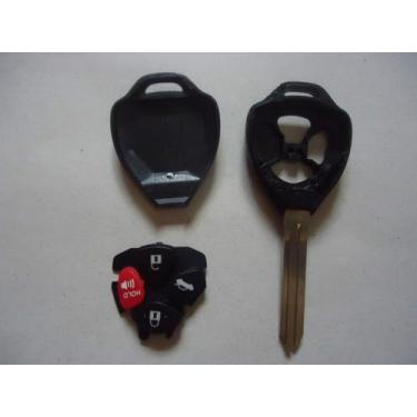 Imagem de Chave Canivete Oca Hilux Pick-up 2011 2012 2013 2014 Capa de Controle 