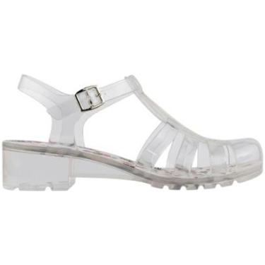 Imagem de Sandália Feminina Silicone Leve Aranha Salto Tiras Miss Miss-Feminino