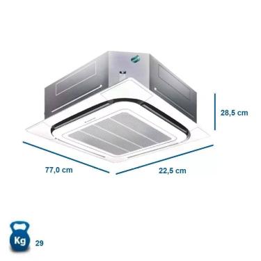 Imagem de Ar condicionado Cassete Daikin SkyAir 48000 Btus Quente e Frio 220v