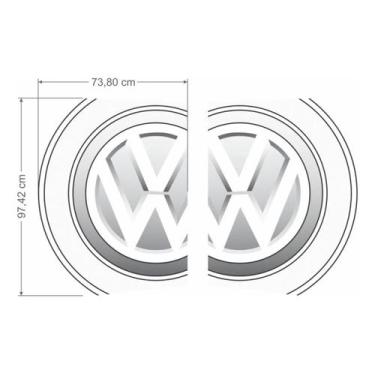 Imagem de Kit Adesivo Emblema Faixa Vw Caminhão Constellation Cm201 Volkswagen C