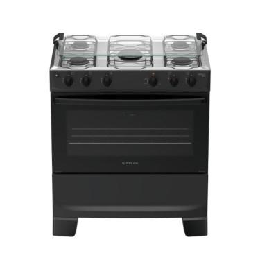 Imagem de Fogao Monaco 5 Bocas Plus New Atlas, Preto, Bivolt