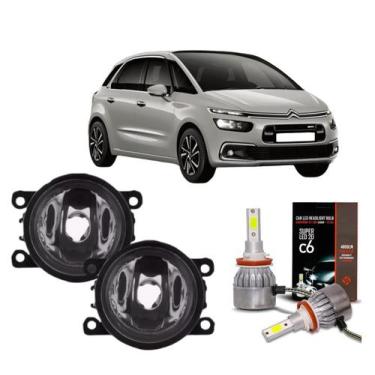 Imagem de Par auxiliar citroen c4 picasso 2007 ate 2013 e super led 2d - BIBAS