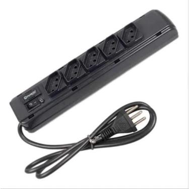 Imagem de Filtro De Linha Kitec Multiuso Preto 5 Tomadas