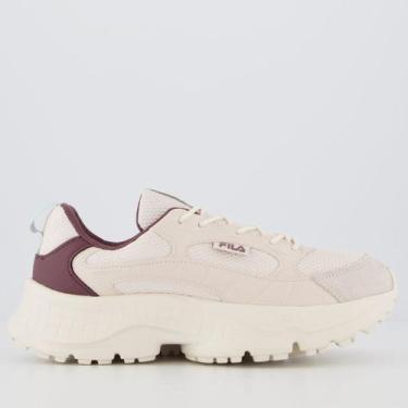 Imagem de Tenis Fila Destroyer Feminino Rosa e Bordô, 36