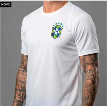 Imagem de Camiseta Do Brasil DRY FIT CAMISETA SELEÇAO UNISEX TAMANHO:MCOR:BRANCO