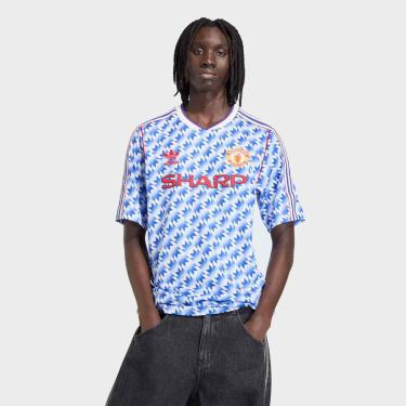 Imagem de Camisa Comemorativa Manchester United Away 90/91 Adidas Originals Masculina-Masculino
