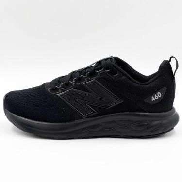 Imagem de Tênis New Balance Esportivo com Cadarço Masculino, 42, Preto