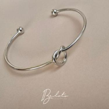 Imagem de Bracelete vazado delicado banhado em prata 925 - Beloto Semijoias