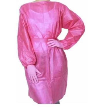 Imagem de Avental descartável TNT Rosa - Med Alpha