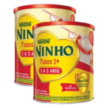 Imagem de Kit 2 Ninho Fases 1+ Fórmula Infantil Primeira Infância de 1 a 3 anos 800g