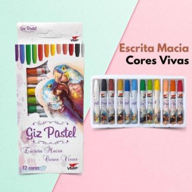 Imagem de Giz pastel 12 cores - VMP