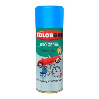 Imagem de Spray de Tinta Uso Geral para Bike Spray Uso Geral para Bike Azul 400ML Secagem Rápida Colorgin