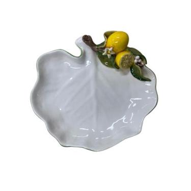 Imagem de Petisqueira Limões Cortados Bellarts 28X27x10cm Branco, UN, Branco