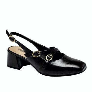 Imagem de Sapato Dakota de Salto Bloco - 09980, Preto, 36