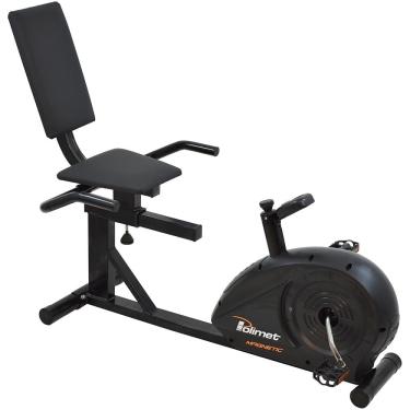 Imagem de Bicicleta Ergométrica Horizontal Polimet BH-3800 Preta