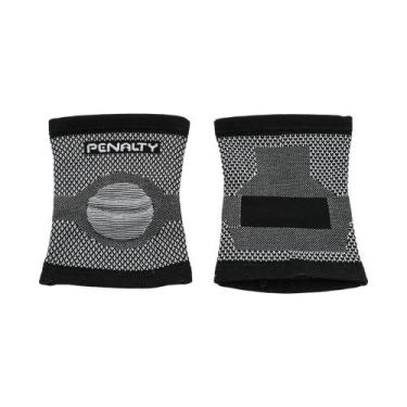 Imagem de Joelheira Elástica Knit XXIII Preto/Branco Tamanho G (Par) Penalty - 6