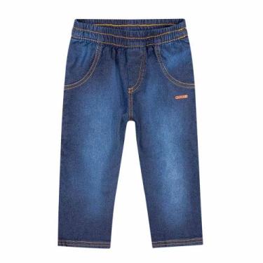 Imagem de Calça Infantil Menino Jeans Em Molecotton Colorittá, 1