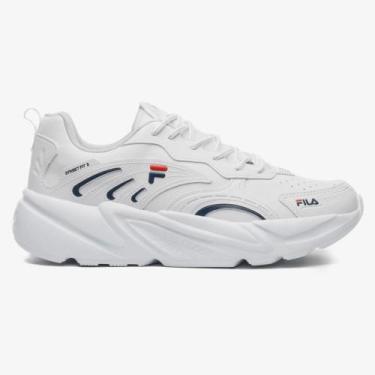 Imagem de Tênis Feminino Street Fit 2 Branco Marinho Vermelho Fila F02TR00025-55