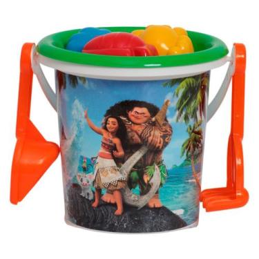 Imagem de Brinquedo Infantil Kit Praia Baldinho Moana com Acessorios - Nova Brin