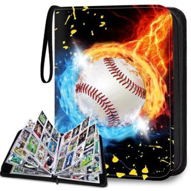 Imagem de Álbum para Cartas de Baseball TsuiWah com 900 Bolsos e Zíper