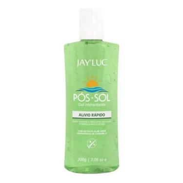 Imagem de Pós Sol Gel Hidratante Jayluc Aloe Vera 200g Alívio Rápido