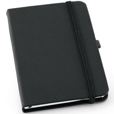 Imagem de Caderneta de Anotações 12x17cm 80 Folhas Sem Pauta - TopGet, Preto