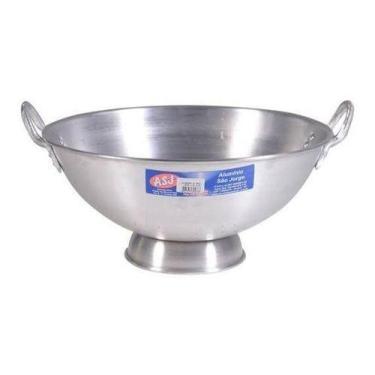Imagem de Escorredor De Macarrão Industrial Alumínio 40 Cm 11,5 Litros - Alumini