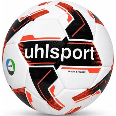 Imagem de Bola de Futebol Campo Uhlsport Resist Synergy Oficial, Laranja